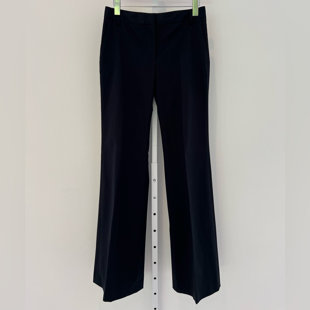 BURBERRY LONDON BLACK COTTON TROUSERS SIZE IT 40 / US 6